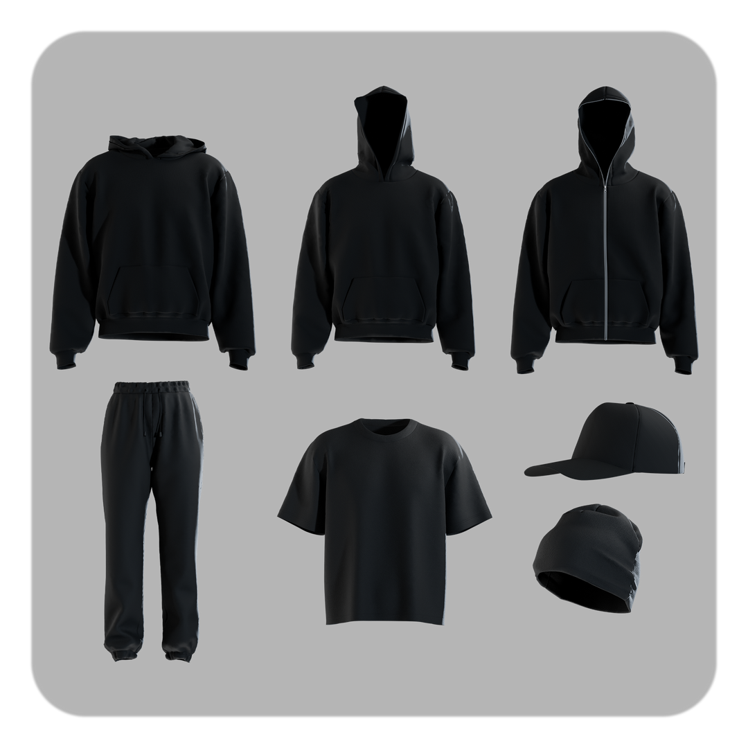 3DStreetCo | Premium Streetwear Mockups & Tech Pack Templates