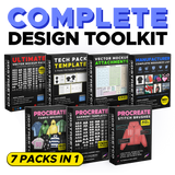 Complete Design Toolkit: Vector & Procreate Assets