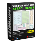 Vector Mockup Clothing Attachments