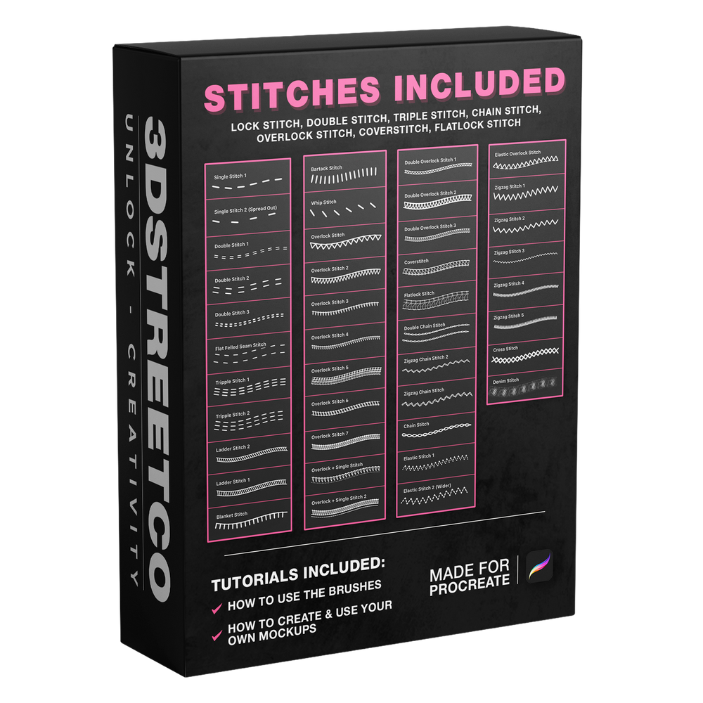Procreate Stitch Brushes