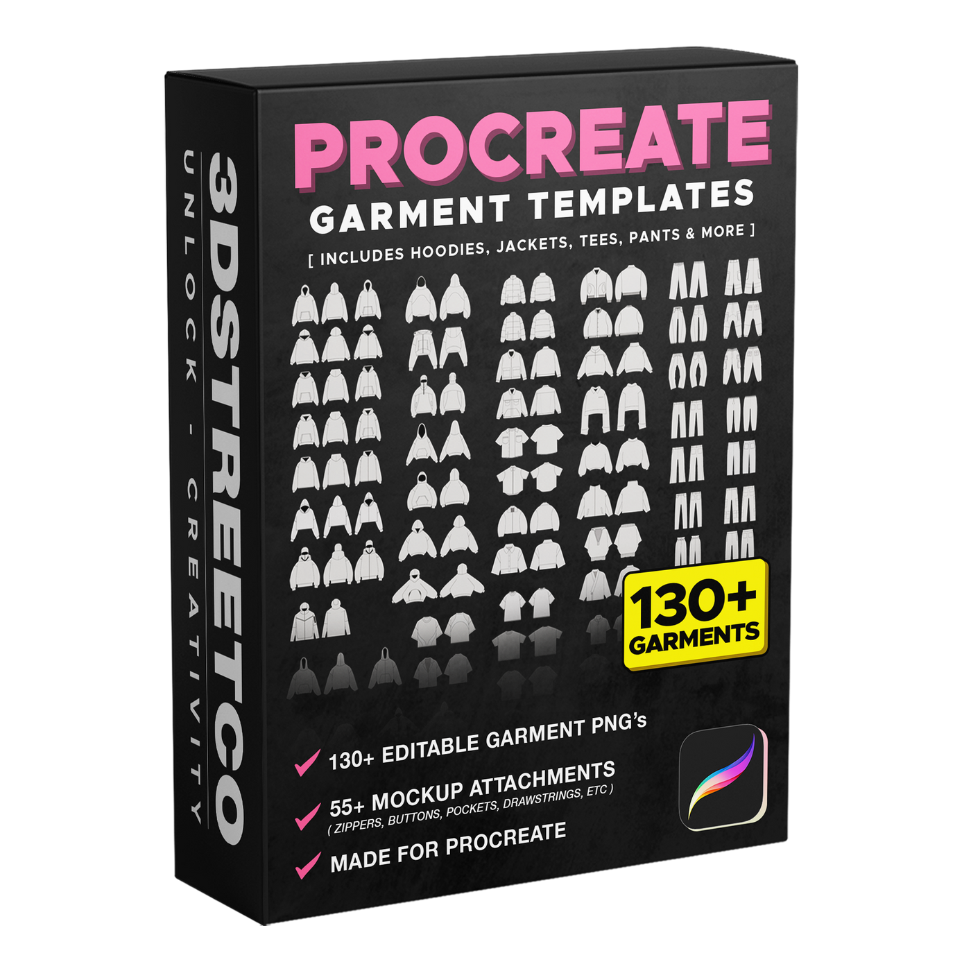 Procreate Garment Templates