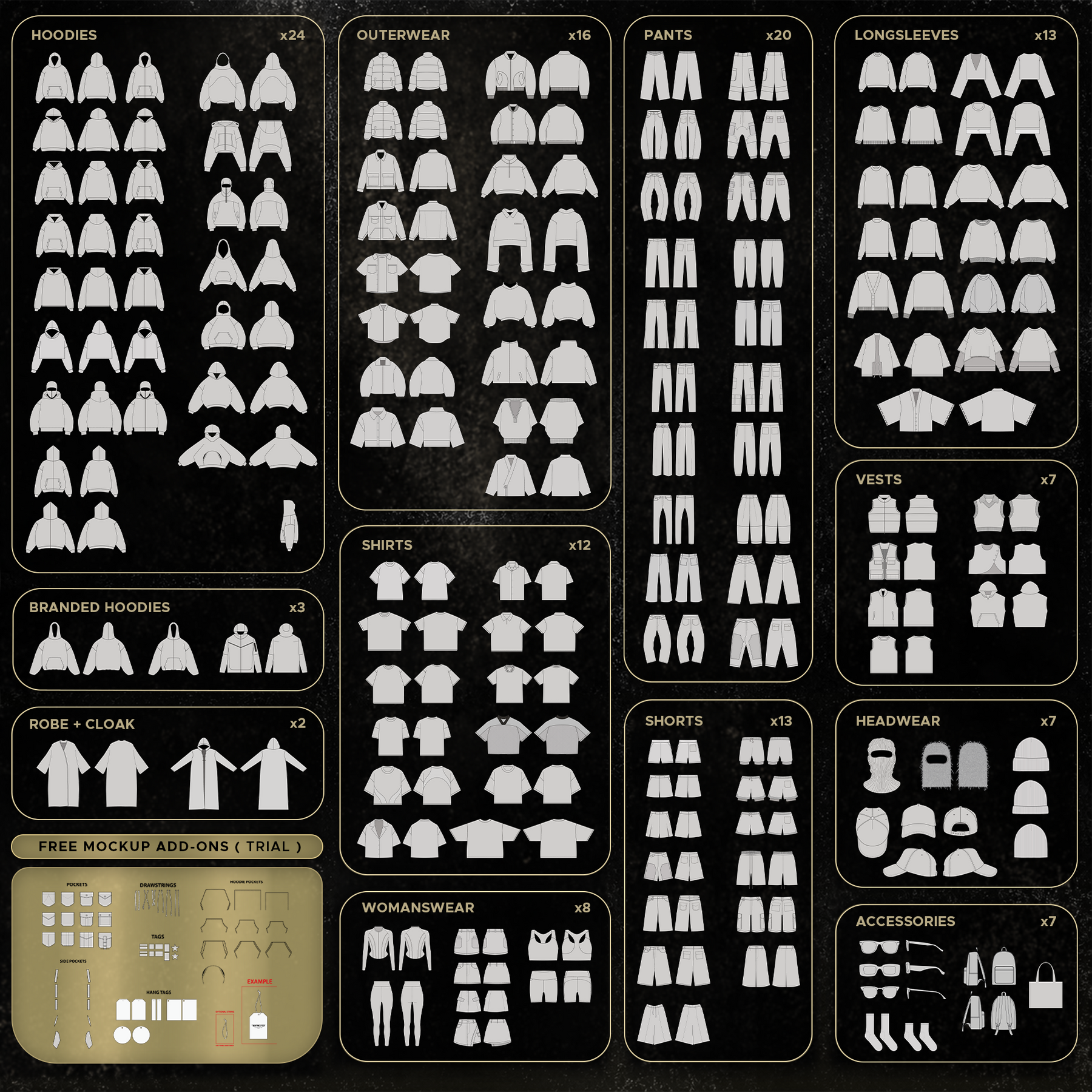 Master Vector Clothing Assets Bundle