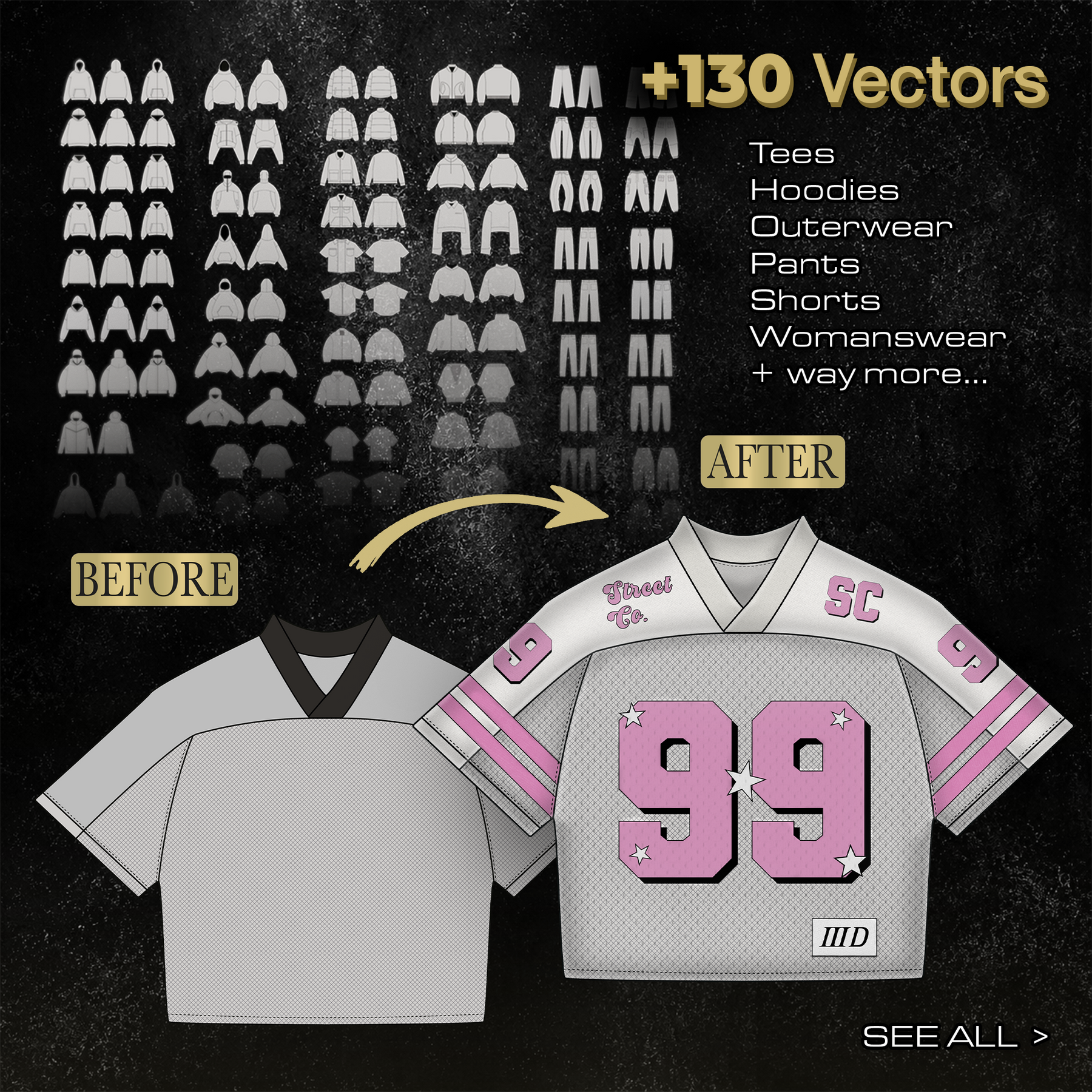 Master Vector Clothing Assets Bundle
