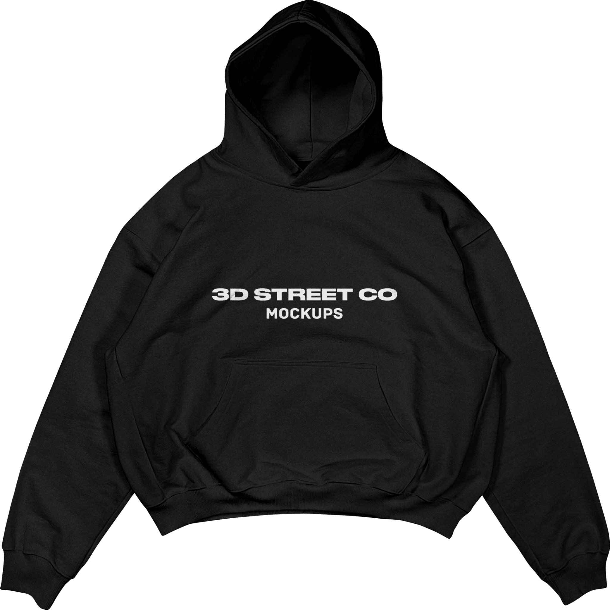 Boxy Hoodie Mockup - 3DStreetCo
