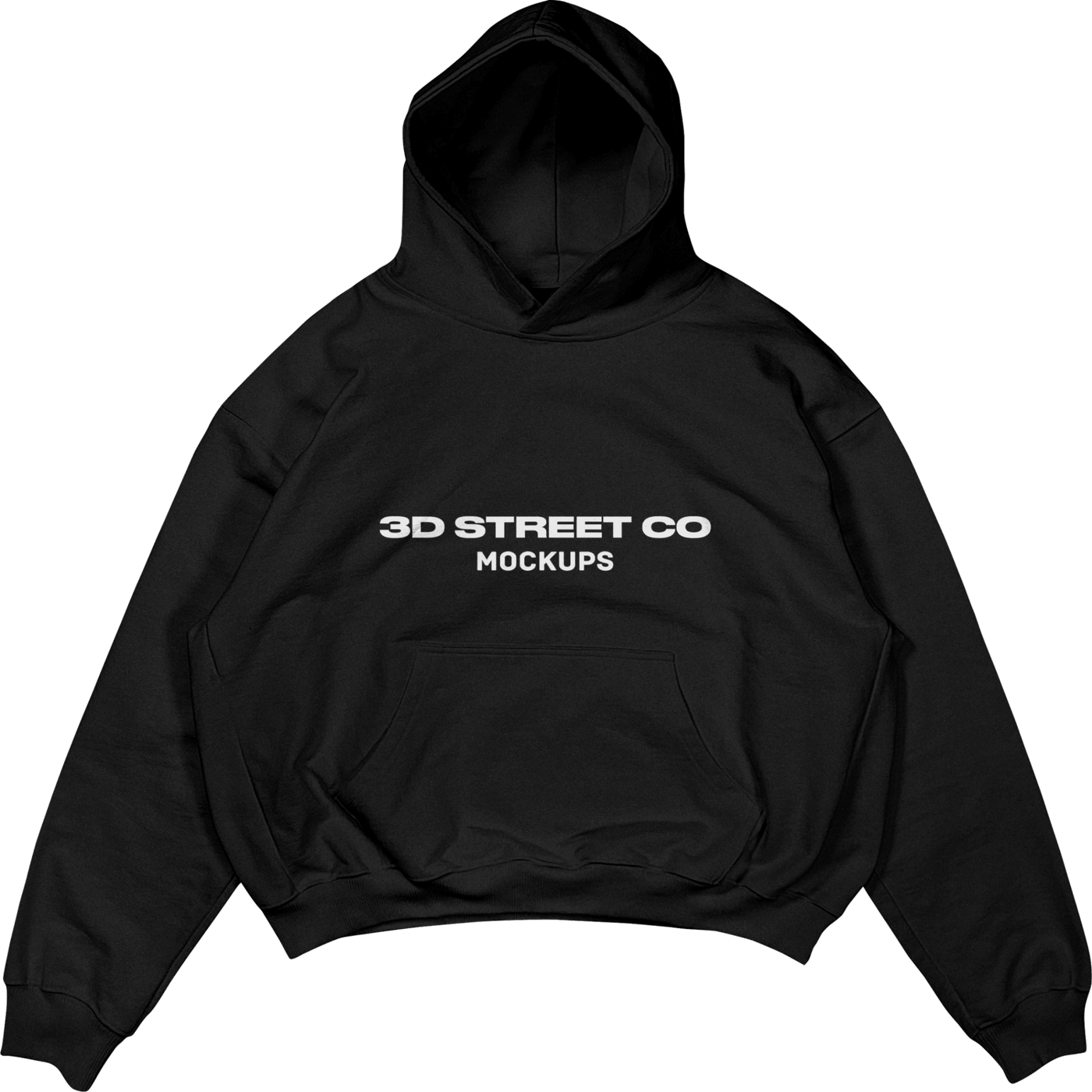 Boxy Hoodie Mockup - 3DStreetCo