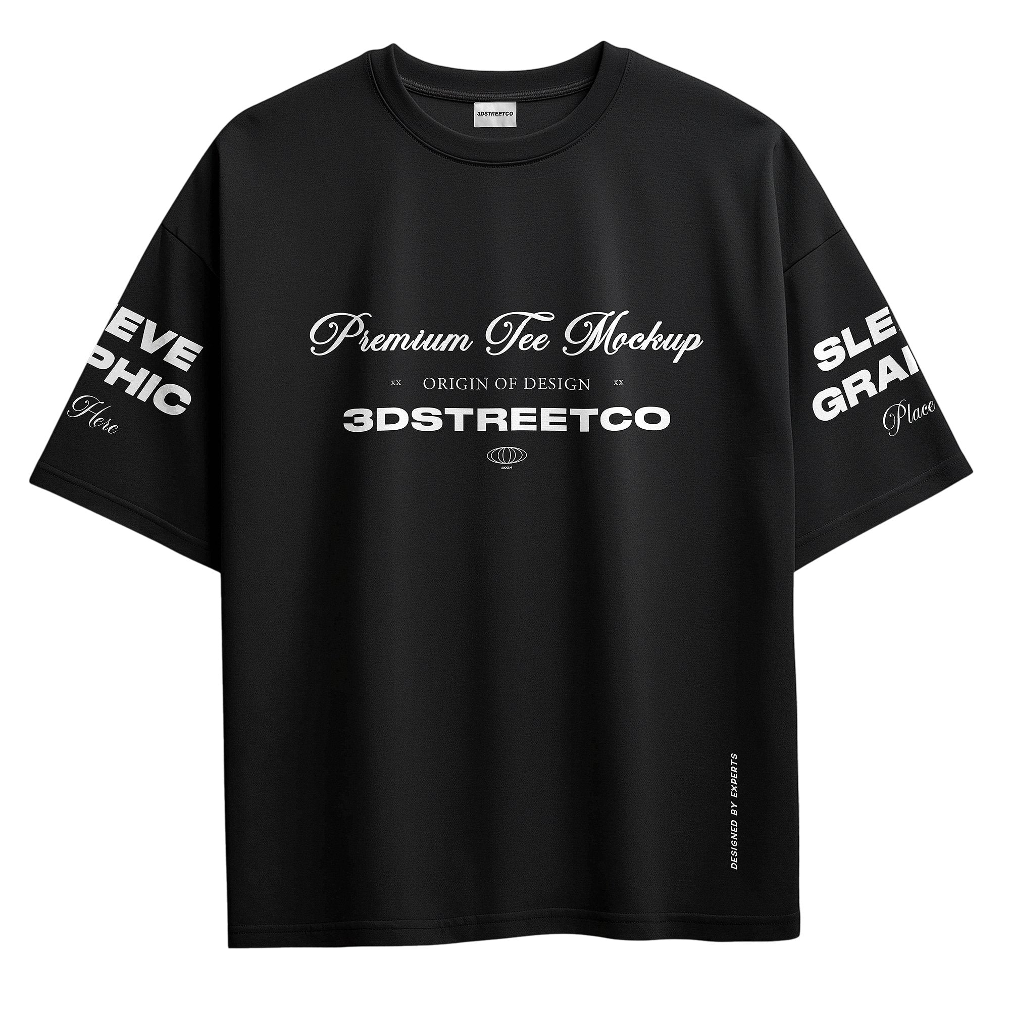 Essential Oversized T-Shirt Mockup - 3DStreetCo