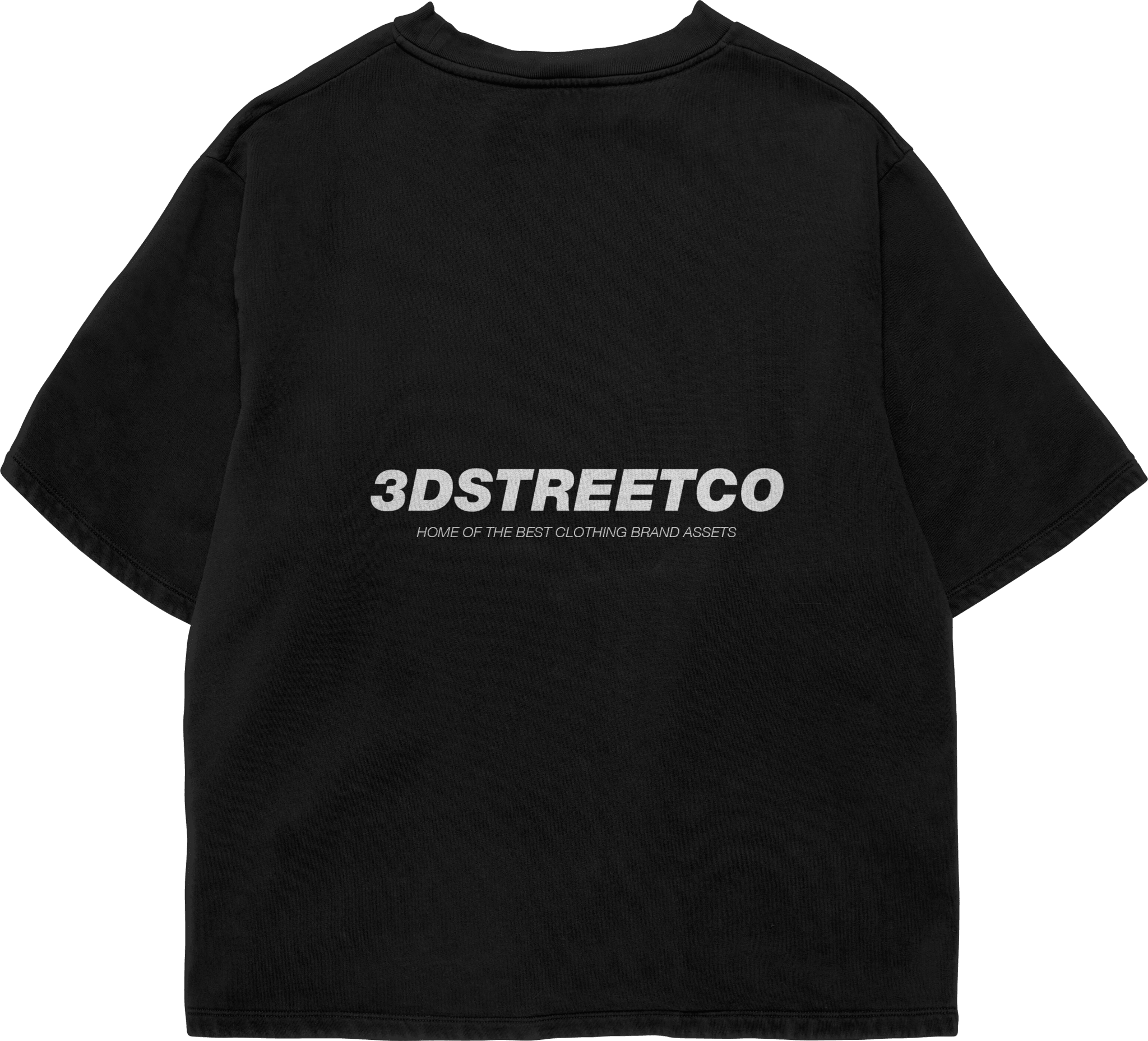 Premium Oversized Tee Mockup - 3DStreetCo