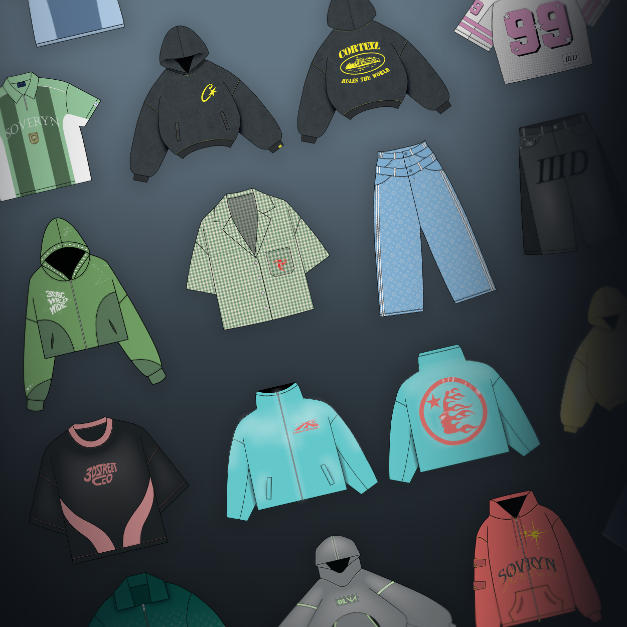 quick preview of mockups being designed and easily customized. design anything.