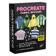 Procreate Fabric Brushes - 3DStreetCo