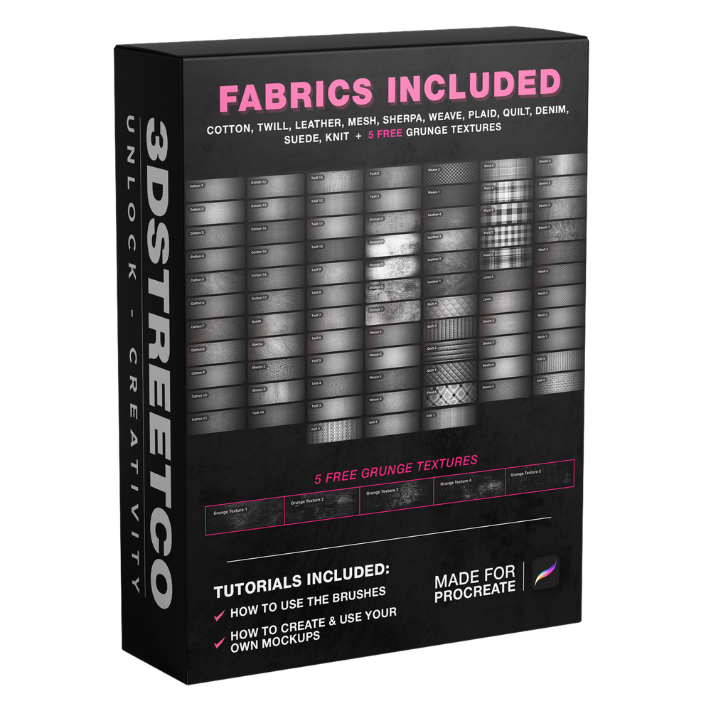 Procreate Fabric Brushes