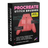 Procreate Stitch Brushes - 3DStreetCo
