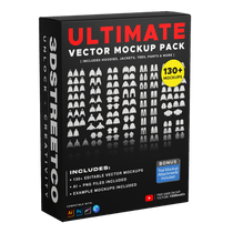 Ultimate Vector Clothing Mockup Pack - 3DStreetCo