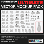 Ultimate Vector Mockup Pack - 3DStreetCo