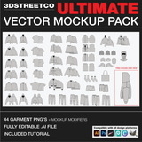 Ultimate Vector Mockup Pack - 3DStreetCo